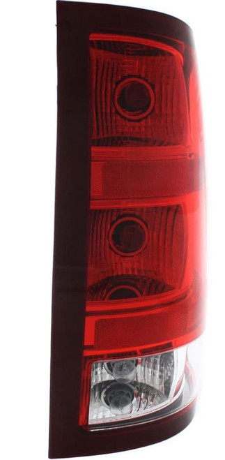 TAIL LAMP RH EXCLUDE BASE/DUALLY/DENALI W/O DARK RED TRIM W/LARGE 3047 BACK-UP BULB CAPA  REPLACEMENT FOR GMC PICKUP GMC SIERRA 2013 PARTSLINK NUMBER GM2801208C