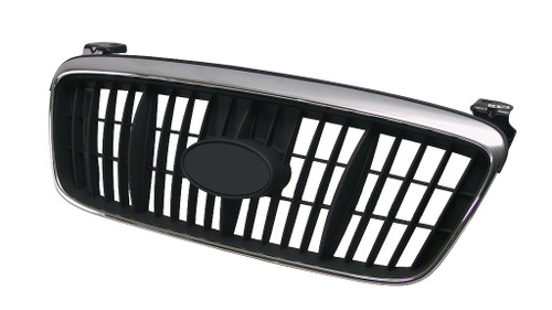 GRILLE CHROME/BLACK REPLACEMENT FOR HYUNDAI ELANTRA - SEDAN 2002 PARTSLINK NUMBER  HY1200117