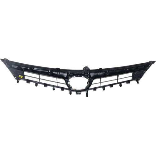 GRILLE MATTE-BLACK W/CHROME MLDG W/O PRE-COLLISION W/O EMBLEM  REPLACEMENT FOR TOYOTA AVALON 2015 PARTSLINK NUMBER  TO1200357