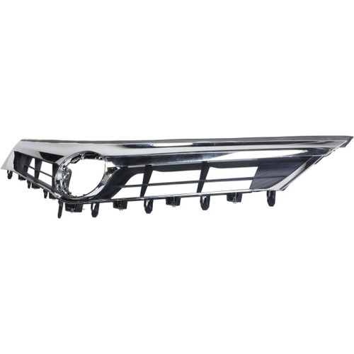 GRILLE MATTE-BLACK W/CHROME MLDG W/O PRE-COLLISION W/O EMBLEM  REPLACEMENT FOR TOYOTA AVALON 2015 PARTSLINK NUMBER  TO1200357