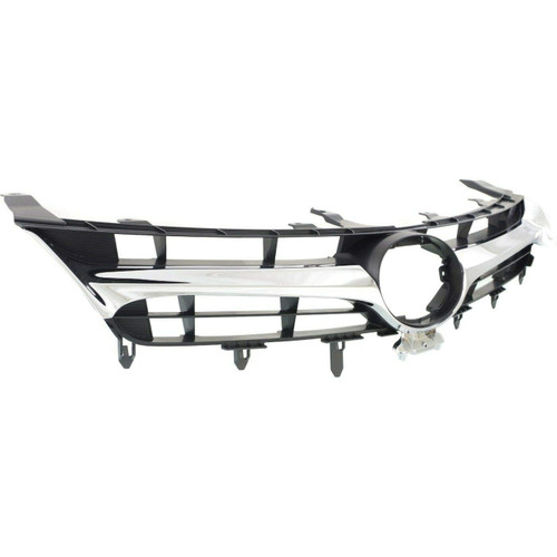 GRILLE LE/XLE CHROME/BLACK W/O PRE-COLLISION SAME AS TO1200387  REPLACEMENT FOR TOYOTA CAMRY 2015 PARTSLINK NUMBER  TO1200377