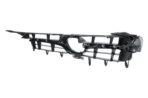 GRILLE BLACK W/SMOKED CHROME MOULDING SE  REPLACEMENT FOR TOYOTA CAMRY HYBRID 2015 PARTSLINK NUMBER  TO1200388