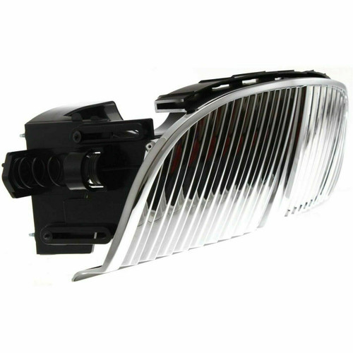 GRILLE CHROME/BLACK/W REPLACEMENT FOR LINCOLN TOWN CAR 2002 PARTSLINK NUMBER  FO1200349