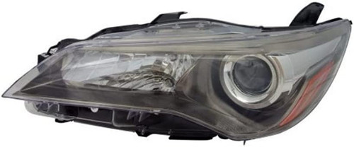 HEAD LAMP RH HALOGEN SE/XSE BLACK BEZEL 4CYL  REPLACEMENT FOR TOYOTA CAMRY HYBRID 2015 PARTSLINK NUMBER  TO2503224U