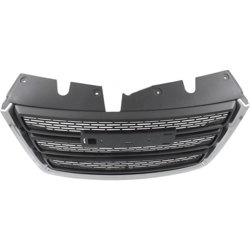 GRILLE MATTE-BLACK W/CHROME MLDG REPLACEMENT FOR GMC TERRAIN 2013 PARTSLINK NUMBER GM1200630 GRILLE MATTE-BLACK W/CHROME MLDG REPLACEMENT FOR GMC TERRAIN 2013 PARTSLINK NUMBER GM1200630