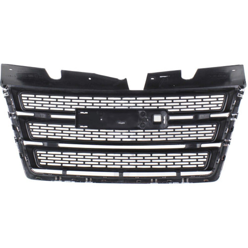 GRILLE MATTE-BLACK W/CHROME MLDG REPLACEMENT FOR GMC TERRAIN 2013 PARTSLINK NUMBER GM1200630 GRILLE MATTE-BLACK W/CHROME MLDG REPLACEMENT FOR GMC TERRAIN 2013 PARTSLINK NUMBER GM1200630