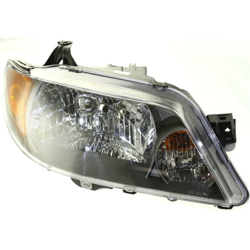 HEAD LAMP RH METAL COAT BEZEL HQ REPLACEMENT FOR MAZDA PROTEGE 2002 PARTSLINK NUMBER  MA2503120