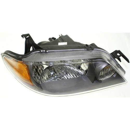 HEAD LAMP RH METAL COAT BEZEL HQ REPLACEMENT FOR MAZDA PROTEGE 2002 PARTSLINK NUMBER  MA2503120