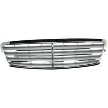 GRILLE CHROME/SILVER W/SPORT PKG (AVNGRD/ELGNS) REPLACEMENT FOR MERCEDES CL600 2002 PARTSLINK NUMBER  MB1200142