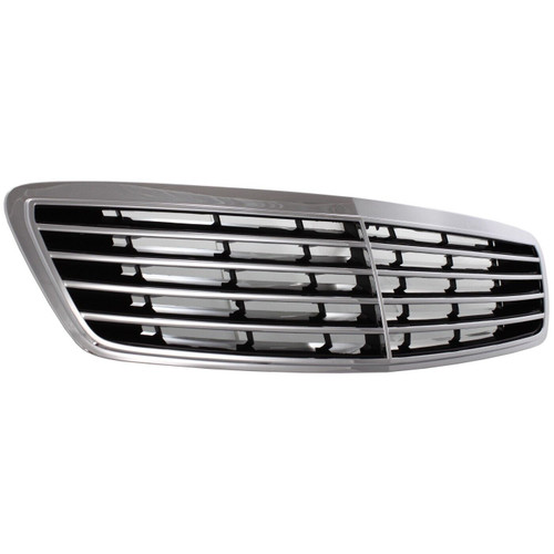 GRILLE CHROME/BLACK REPLACEMENT FOR MERCEDES S430 2002 PARTSLINK NUMBER MB1200115 GRILLE CHROME/BLACK REPLACEMENT FOR MERCEDES S430 2002 PARTSLINK NUMBER MB1200115