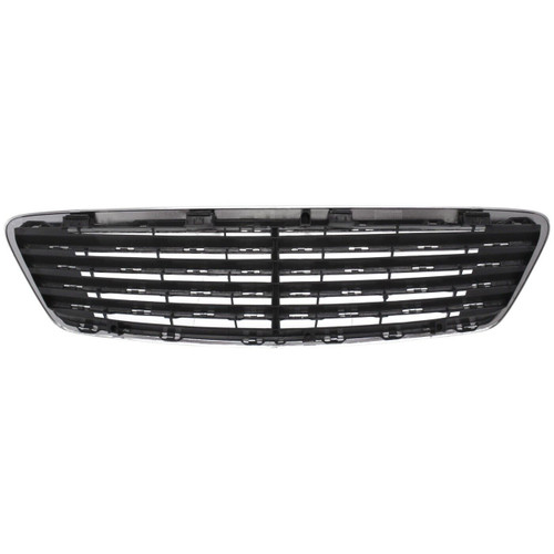 GRILLE CHROME/BLACK REPLACEMENT FOR MERCEDES S600 2002 PARTSLINK NUMBER  MB1200115