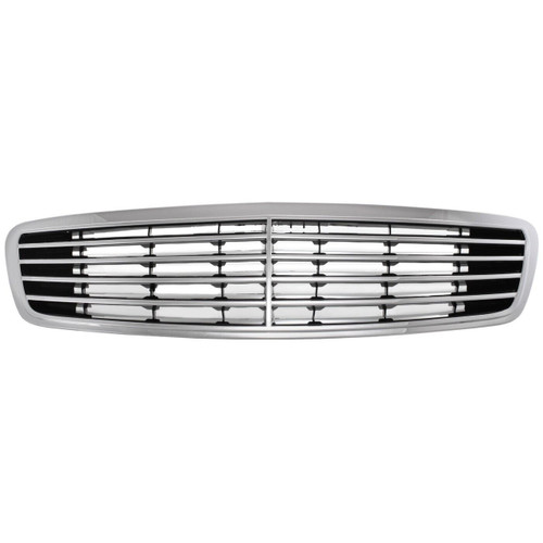 GRILLE CHROME/BLACK REPLACEMENT FOR MERCEDES S600 2002 PARTSLINK NUMBER  MB1200115