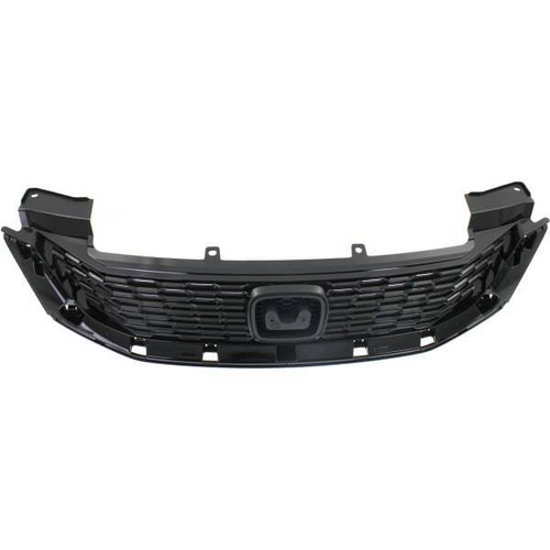 GRILLE PAINTED-BLACK     REPLACEMENT FOR HONDA ACCORD COUPE 2013 PARTSLINK NUMBER  HO1200217