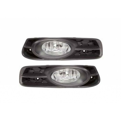 FOG LAMP FR LH/RH SET DEALER INSTALLED W/O AUTO LAMP HQ REPLACEMENT FOR HONDA CIVIC COUPE 2013 PARTSLINK NUMBER HO2591113