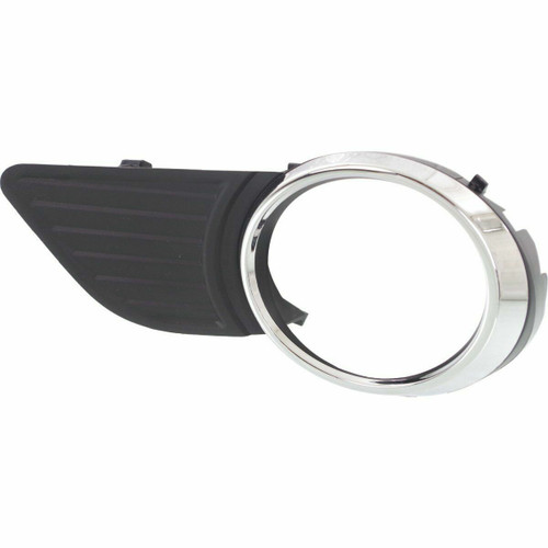 FOG LAMP BEZEL FR LH MATTE-BLACK W/CHROME MLD EXCLUDE SE REPLACEMENT FOR TOYOTA SIENNA 2015 PARTSLINK NUMBER TO1038146 FOG LAMP BEZEL FR LH MATTE-BLACK W/CHROME MLD EXCLUDE SE REPLACEMENT FOR TOYOTA SIENNA 2015 PARTSLINK NUMBER TO1038146