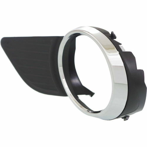 FOG LAMP BEZEL FR LH MATTE-BLACK W/CHROME MLD EXCLUDE SE REPLACEMENT FOR TOYOTA SIENNA 2015 PARTSLINK NUMBER TO1038146 FOG LAMP BEZEL FR LH MATTE-BLACK W/CHROME MLD EXCLUDE SE REPLACEMENT FOR TOYOTA SIENNA 2015 PARTSLINK NUMBER TO1038146