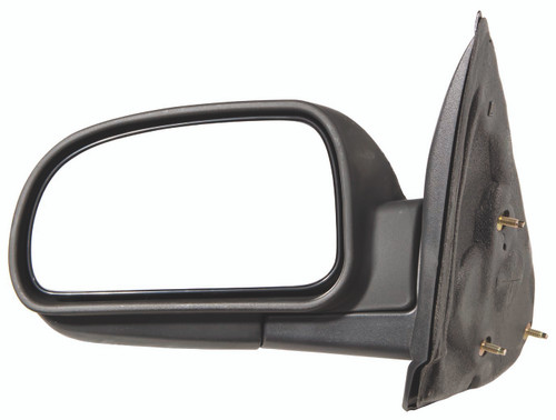 DOOR MIRROR LH MANUAL FOLDING BLACK REPLACEMENT FOR OLDSMOBILE BRAUADA 2002 PARTSLINK NUMBER  GM1320264