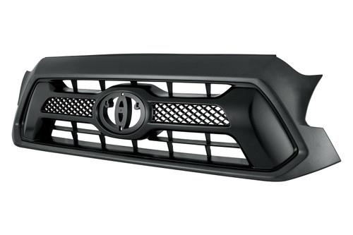 GRILLE MATTE-DARK GRAY W/BLACK MLDG  REPLACEMENT FOR TOYOTA TACOMA PICKUP 2WD 2015 PARTSLINK NUMBER  TO1200349