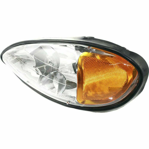 HEAD LAMP LH HQ REPLACEMENT FOR PONTIAC GRAND AM 2002 PARTSLINK NUMBER  GM2502196