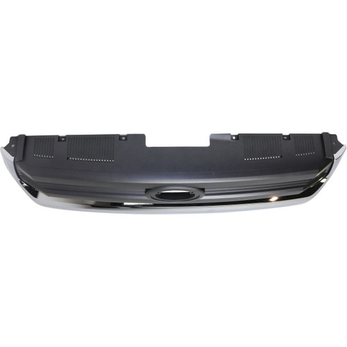 GRILLE PAINTED GRAY W/CHROME MOULDING SR5 MODEL  REPLACEMENT FOR TOYOTA TUNDRA 4WD 2015 PARTSLINK NUMBER  TO1200373
