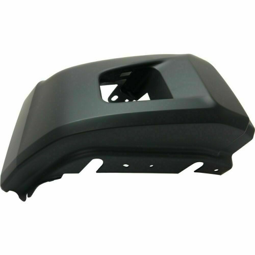 BUMPER END FR LH MATTE-DK GRAY W/O SENSOR HOLE SR MODEL  REPLACEMENT FOR TOYOTA TUNDRA RWD 2015 PARTSLINK NUMBER  TO1004182