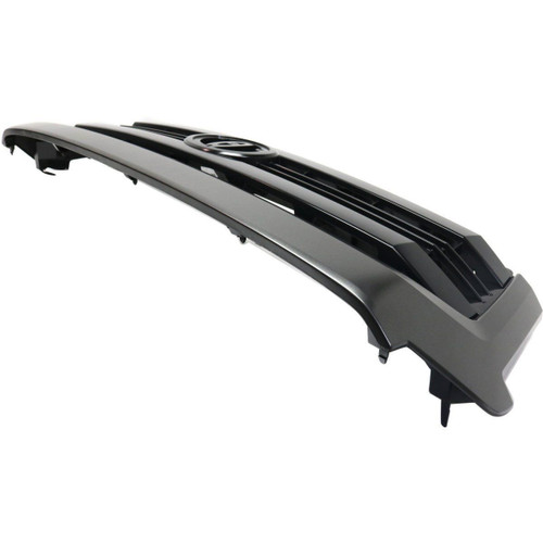 GRILLE PAINTED BLACK W/GRAY MOULDING SR MODEL  REPLACEMENT FOR TOYOTA TUNDRA RWD 2015 PARTSLINK NUMBER  TO1200372