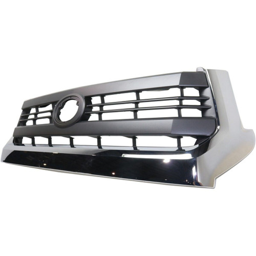 GRILLE PAINTED GRAY W/CHROME MOULDING SR5 MODEL REPLACEMENT FOR TOYOTA TUNDRA RWD 2015 PARTSLINK NUMBER TO1200373 GRILLE PAINTED GRAY W/CHROME MOULDING SR5 MODEL REPLACEMENT FOR TOYOTA TUNDRA RWD 2015 PARTSLINK NUMBER TO1200373