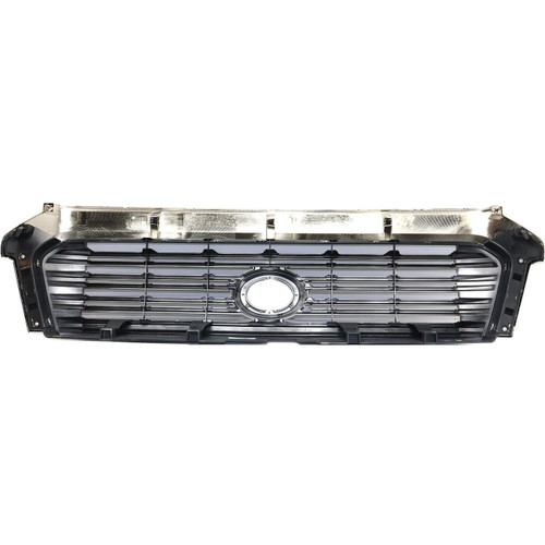 GRILLE PAINTED SILVER-GRAY W/CHROME MOULDING 8BARS LIMITED MODEL REPLACEMENT FOR TOYOTA TUNDRA RWD 2015 PARTSLINK NUMBER TO1200374 GRILLE PAINTED SILVER-GRAY W/CHROME MOULDING 8BARS LIMITED MODEL REPLACEMENT FOR TOYOTA TUNDRA RWD 2015 PARTSLINK NUMBER TO1200374