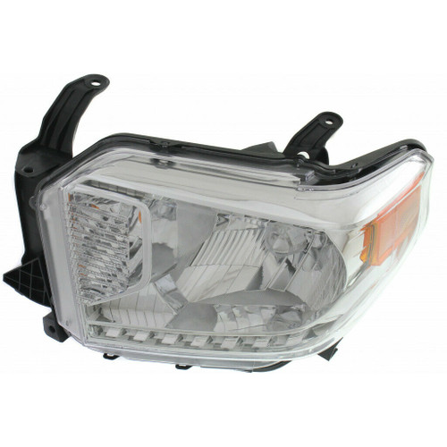 HEAD LAMP LH SR/SR5/LTD HALOGEN W/O LEVEL ADJUSTER W/O LED RUNNING LAMP CAPA REPLACEMENT FOR TOYOTA TUNDRA RWD 2015 PARTSLINK NUMBER  TO2502218C