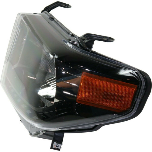 HEAD LAMP LH TRD PRO MODEL W/BLACK BEZEL W/O LED RUNNING LAMP CAPA  REPLACEMENT FOR TOYOTA TUNDRA RWD 2015 PARTSLINK NUMBER  TO2502235C