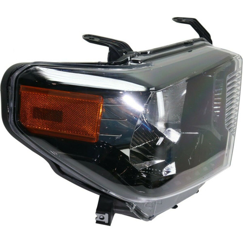 HEAD LAMP RH W/BLACK BEZEL W/O LED RUNNING LAMP HQ REPLACEMENT FOR TOYOTA TUNDRA RWD 2015 PARTSLINK NUMBER TO2503235 HEAD LAMP RH W/BLACK BEZEL W/O LED RUNNING LAMP HQ REPLACEMENT FOR TOYOTA TUNDRA RWD 2015 PARTSLINK NUMBER TO2503235