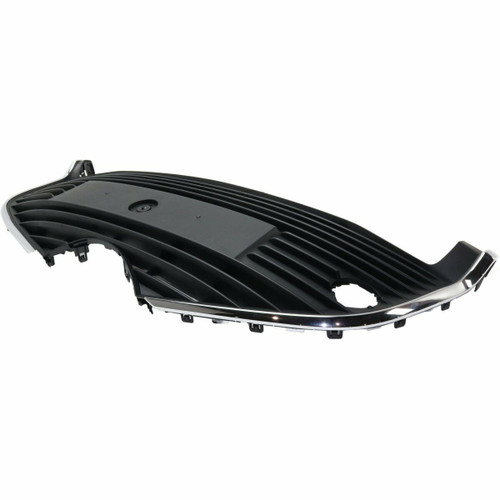 GRILLE LOWER MATTE BLACK W/CHROME TRIM W/O FOG LAMP  REPLACEMENT FOR TOYOTA YARIS HATCHBACK 2015 PARTSLINK NUMBER  TO1036162