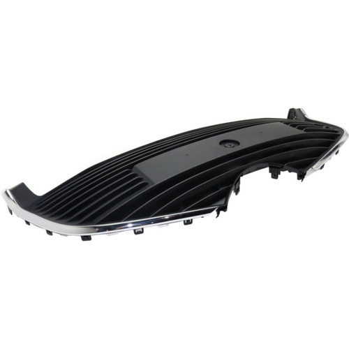 GRILLE LOWER MATTE BLACK W/CHROME TRIM W/O FOG LAMP  REPLACEMENT FOR TOYOTA YARIS HATCHBACK 2015 PARTSLINK NUMBER  TO1036162