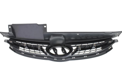 GRILLE CHROME/BLACK REPLACEMENT FOR HYUNDAI ELANTRA SEDAN 2013 PARTSLINK NUMBER HY1200160 GRILLE CHROME/BLACK REPLACEMENT FOR HYUNDAI ELANTRA SEDAN 2013 PARTSLINK NUMBER HY1200160