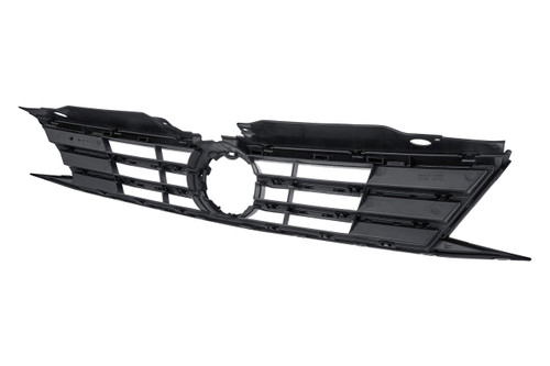 GRILLE BLACK W/CHROME MOULDING EXCLUDE GLI W/O COLLISION WARNING SDN SAME AS VW1200168  REPLACEMENT FOR VOLKSWAGEN JETTA (TYPE 6) 2015 PARTSLINK NUMBER  VW1200165