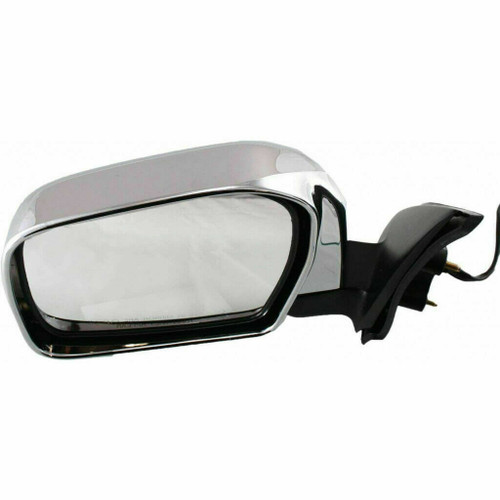 DOOR MIRROR LH POWER CHROME REPLACEMENT FOR  TOYOTA TACOMA PICKUP 2WD 2002 PARTSLINK NUMBER  TO1320159