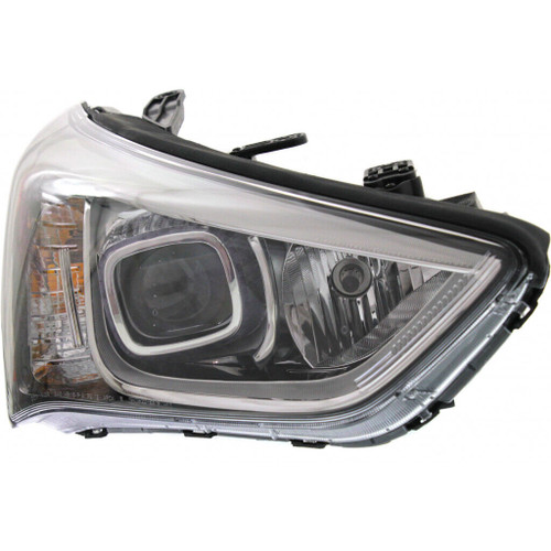HEAD LAMP RH HALOGEN SPORTS BLACK BEZEL CAPA REPLACEMENT FOR HYUNDAI SANTA FE SPORT 2013 PARTSLINK NUMBER HY2503169C HEAD LAMP RH HALOGEN SPORTS BLACK BEZEL CAPA REPLACEMENT FOR HYUNDAI SANTA FE SPORT 2013 PARTSLINK NUMBER HY2503169C