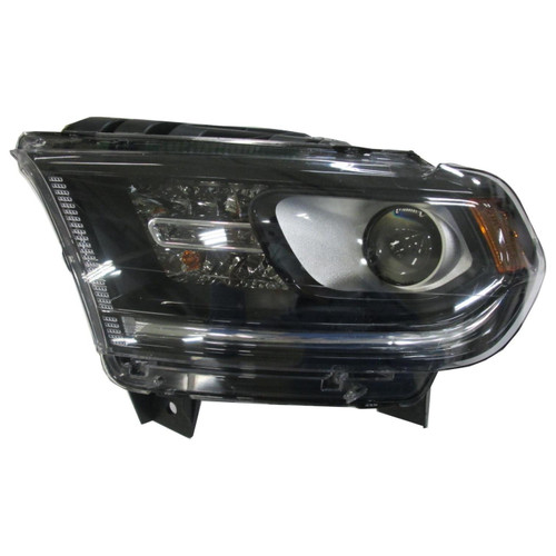 HEAD LAMP LH W/O LED LAMP BLACK TRIM HQ  REPLACEMENT FOR DODGE DURANGO 2019 PARTSLINK NUMBER CH2502302