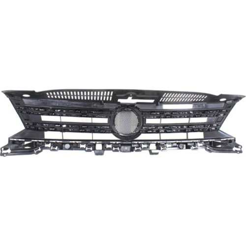 GRILLE BLACK W/CHROME MOULDING REPLACEMENT FOR VOLKSWAGEN TIGUAN 2015 PARTSLINK NUMBER VW1200160 GRILLE BLACK W/CHROME MOULDING REPLACEMENT FOR VOLKSWAGEN TIGUAN 2015 PARTSLINK NUMBER VW1200160