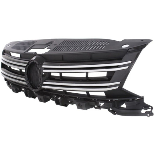 GRILLE BLACK W/CHROME MOULDING REPLACEMENT FOR VOLKSWAGEN TIGUAN 2015 PARTSLINK NUMBER VW1200160 GRILLE BLACK W/CHROME MOULDING REPLACEMENT FOR VOLKSWAGEN TIGUAN 2015 PARTSLINK NUMBER VW1200160