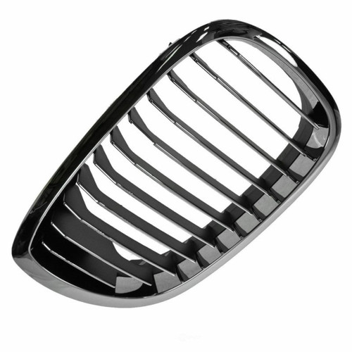 GRILLE RH CHROME/BLACK [11 BLACK VERTICAL BARS WITH CHROME FACE SURROUNDED BY CHROME FRAME] REPLACEMENT FOR BMW 3 SERIES CONVERTIBLE 2003 PARTSLINK NUMBER  BM1200157