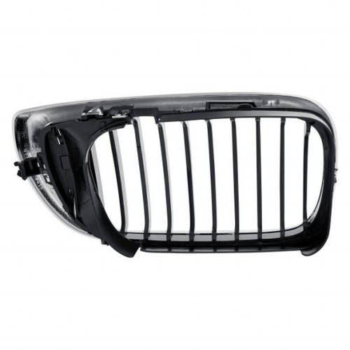 GRILLE LH CHROME/BLACK REPLACEMENT FOR BMW 3 SERIES SEDAN EXCULDE 330E AND 340I 2003 PARTSLINK NUMBER BM1200126 GRILLE LH CHROME/BLACK REPLACEMENT FOR BMW 3 SERIES SEDAN EXCULDE 330E AND 340I 2003 PARTSLINK NUMBER BM1200126