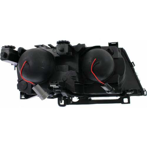 HEAD LAMP LH HALOGEN BLACK HQ REPLACEMENT FOR BMW 3 SERIES SEDAN EXCULDE 330E AND 340I 2003 PARTSLINK NUMBER  BM2502122