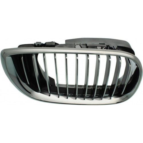 GRILLE RH CHROME.BLACK REPLACEMENT FOR BMW 3 SERIES WAGON 2003 PARTSLINK NUMBER BM1200129 GRILLE RH CHROME.BLACK REPLACEMENT FOR BMW 3 SERIES WAGON 2003 PARTSLINK NUMBER BM1200129