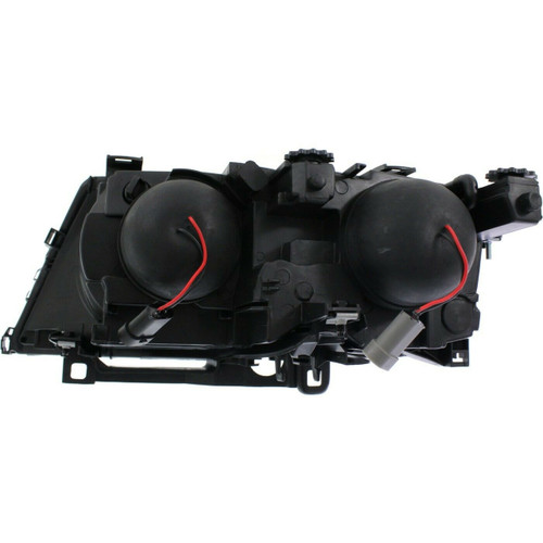 HEAD LAMP RH HALOGEN BLACK HQ REPLACEMENT FOR BMW 3 SERIES WAGON 2003 PARTSLINK NUMBER  BM2503122