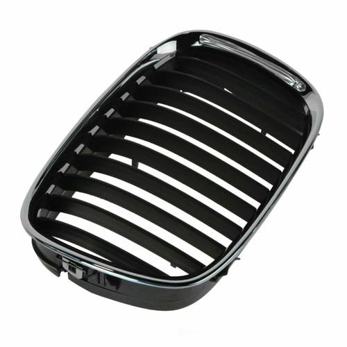 GRILLE LH CHROME/BLACK REPLACEMENT FOR BMW 5 SERIES 2003 PARTSLINK NUMBER  BM1200117