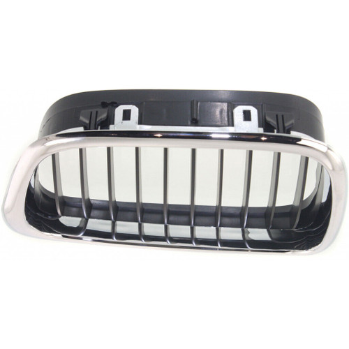 GRILLE LH CHROME/BLACK 525I/530I REPLACEMENT FOR BMW 5 SERIES 2003 PARTSLINK NUMBER  BM1200138