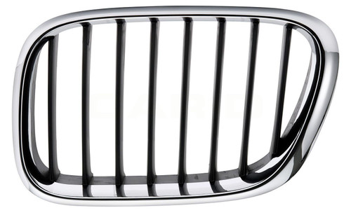 GRILLE LH CHROME.BLACK REPLACEMENT FOR BMW X5 2003 PARTSLINK NUMBER BM1200152 GRILLE LH CHROME.BLACK REPLACEMENT FOR BMW X5 2003 PARTSLINK NUMBER BM1200152