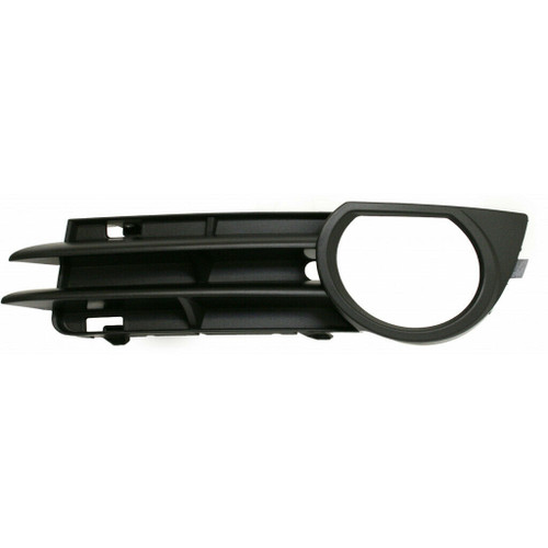 GRILLE LOWER LH W/FOG LAMP HOLE MATTE-BLACK W/O SPORT  REPLACEMENT FOR AUDI A3 2006 PARTSLINK NUMBER  AU1038103
