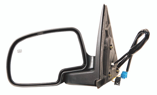 DOOR MIRROR LH POWER HTD PTM REPLACEMENT FOR CHEVROLET AVALANCHE 2003 PARTSLINK NUMBER  GM1320295